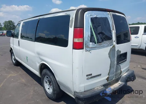 2010 Chevrolet Express 2500 Work Van from USA, damaged, VIN 1GCZGFBG6A1121899